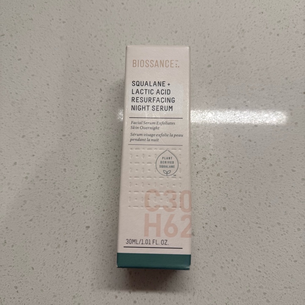 Biossance Squalane + Lactic Acid Resurfacing Night Serum